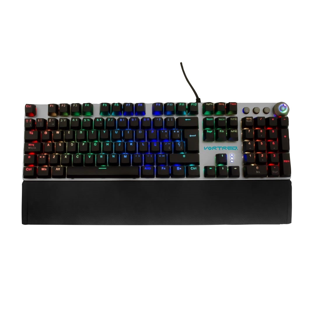 Teclado Mecánico Programable VORTRED V-930600 - Negro, RGB Teclado Mecánico Programable VORTRED V-930600 - Negro, RGB